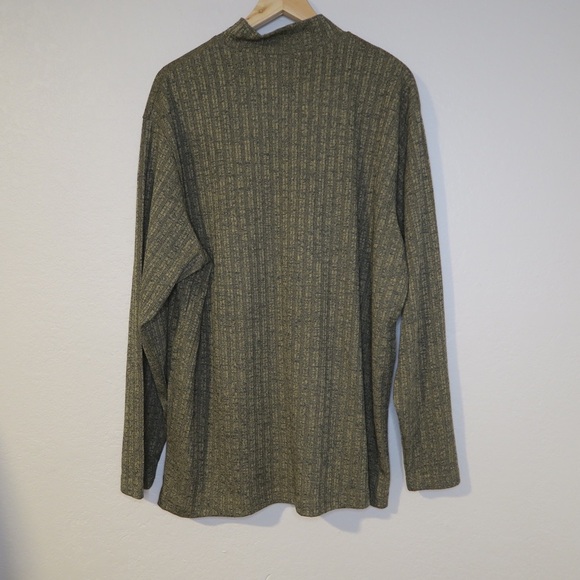 Boris Sweater Grandpa‎ Lounge Layering Mockneck Casual Green Pullover Italy - Picture 6 of 9